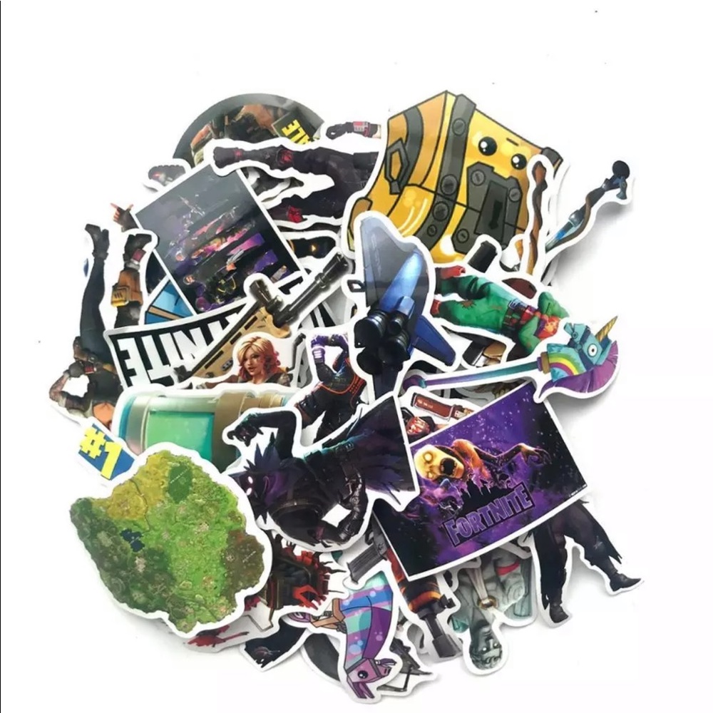 Fortnite Battle Royal Birthday Stickers Gift 40PC - Picture 5 of 7